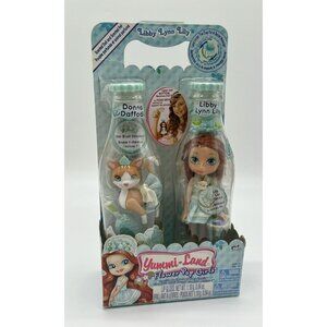 Yummi Land Flower Pop Girls Libby Lynn Lily Doll Pet Cat Donna Daffodil In Box